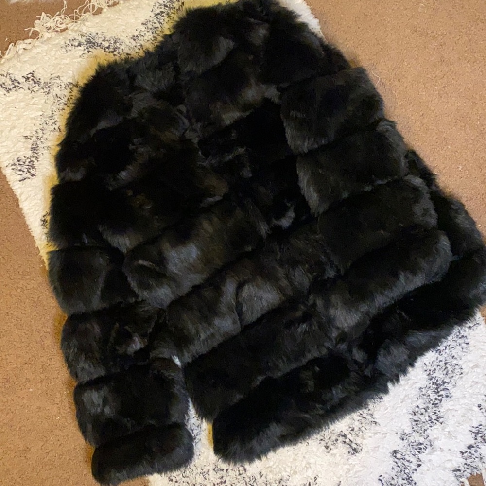 Faux fur coat